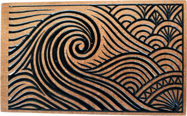 Flowing Geometric Wave